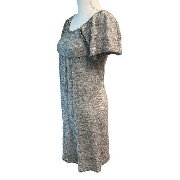 Anthropologie MOTH Gray Zippered Back Sweater Dress Size M - Nylon Wool Alpaca - Picture 2 of 15